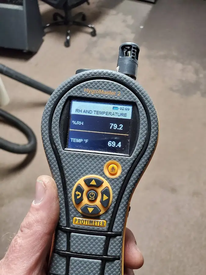 Moisture meter humidity assessment for Fire & Smoke Damage Restoration in Columbia Heights
